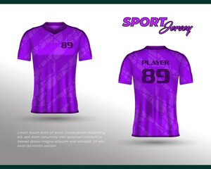 Sports racing jersey design. Front back t-shirt design. Templates for team uniforms. Sports design for football, racing, cycling, gaming jersey. Vector.