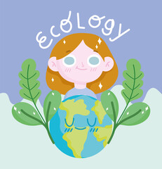 ecology girl world