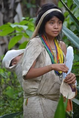 Fototapeten the life of Colombian indigenous in Colombia sierra nevada  © ANDRES VILLARRAGA