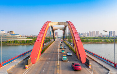 Shuanglong Bridge, Jinhua City, Zhejiang Province, China
