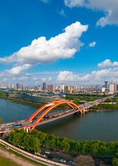 Shuanglong Bridge, Jinhua City, Zhejiang Province, China