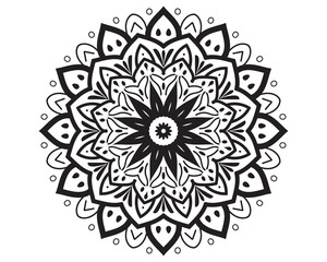 Beautiful Mandala Design Pattern - Floral Style with Decorative Art