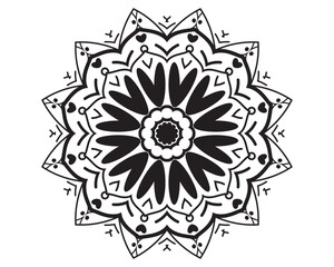 Beautiful Mandala Design Pattern - Floral Style with Decorative Art
