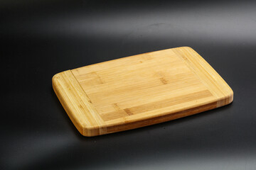 Wooden board for kitchen isolated