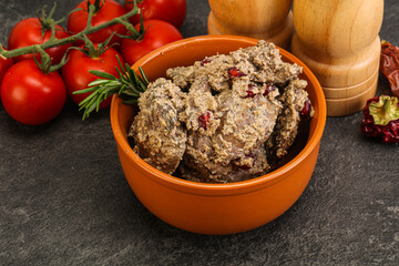 Chicken Liver with cream sauce