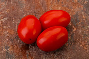 Red bright tasty tomato heap