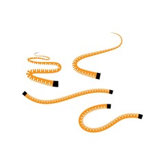 Naklejka premium Centimeter tape icon