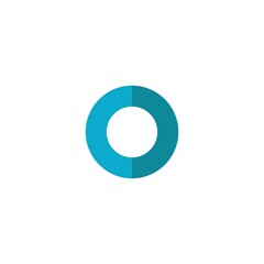 Circle vector flat design