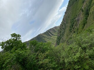 clouds over the mountains