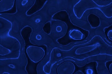 cute blue magic lights in the stroke liquid digital art background or texture illustration