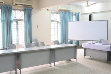 conference room with chair table