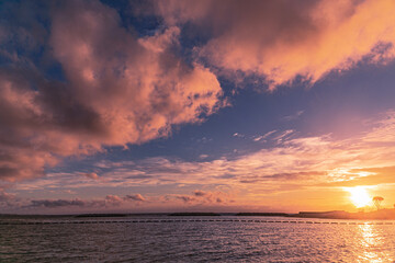 Obraz premium 夕凪Sunset㊴