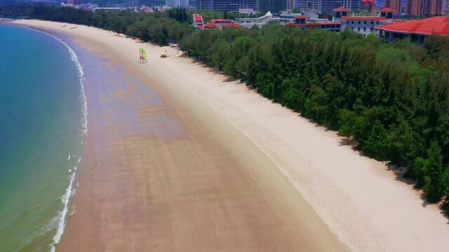 Aerial photo of Malan Bay Beach, Dongshan Island, Fujian Province, China
