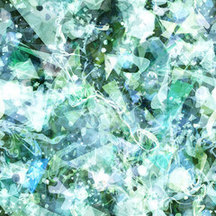 Sea green marble seamless pattern. Abstract vector background for web page, banners backdrop, fabric, home decor, wrapping