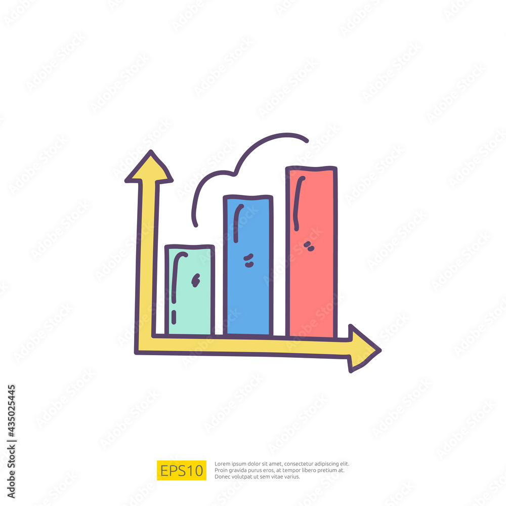 Poster statistics science technology, digital marketing and machine learning related for business strategy 