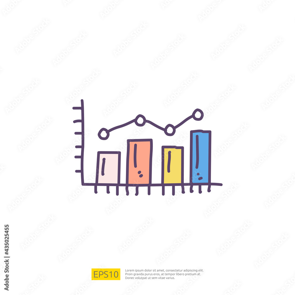 Poster statistics science technology, digital marketing and machine learning related for business strategy 