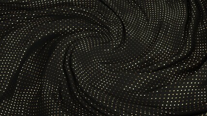 background with black and gold cloth 