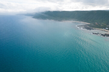 奄美大島を空撮 / 奇岩群より