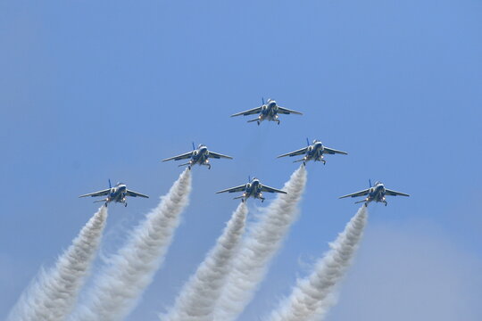千歳基地航空祭のブルーインパルス