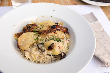 Apulia bread as an appetizer