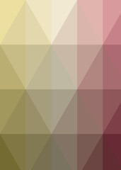 Abstract color Low-Polygones Generative Art background illustration