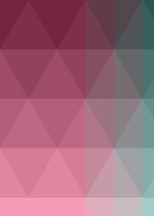 Obraz premium Abstract color Low-Polygones Generative Art background illustration