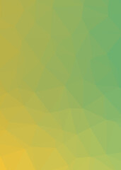 Obraz premium Abstract color Low-Polygones Generative Art background illustration