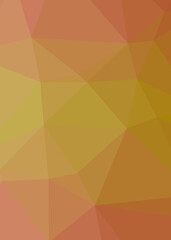 Obraz premium Abstract color Low-Polygones Generative Art background illustration
