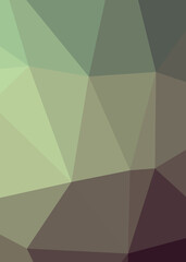 Fototapeta premium Abstract color Low-Polygones Generative Art background illustration