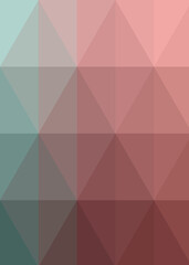 Abstract color Low-Polygones Generative Art background illustration