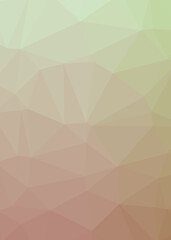 Abstract color Low-Polygones Generative Art background illustration