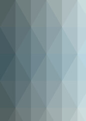 Abstract color Low-Polygones Generative Art background illustration