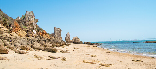 La Muralla beach in the Puerto de Santa Maria, Cadiz, Andalusia, Spain © Maria