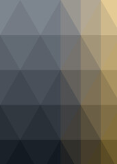 Abstract color Low-Polygones Generative Art background illustration