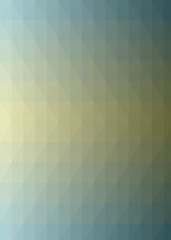 Naklejka premium Abstract color Low-Polygones Generative Art background illustration