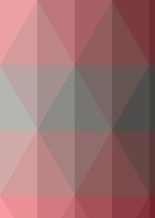 Abstract color Low-Polygones Generative Art background illustration