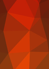 Abstract color Low-Polygones Generative Art background illustration