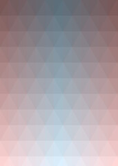 Abstract color Low-Polygones Generative Art background illustration