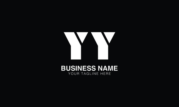 YY Y  initial logo | initial based abstract modern minimal creative logo, vector template image. luxury logotype logo, real estate homie logo. typography logo. initials logo