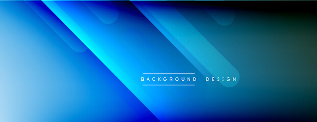 Dynamic lines abstract background. 3D shadow effects and fluid gradients. Modern overlapping forms
