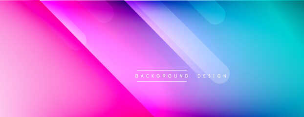 Dynamic lines abstract background. 3D shadow effects and fluid gradients. Modern overlapping forms