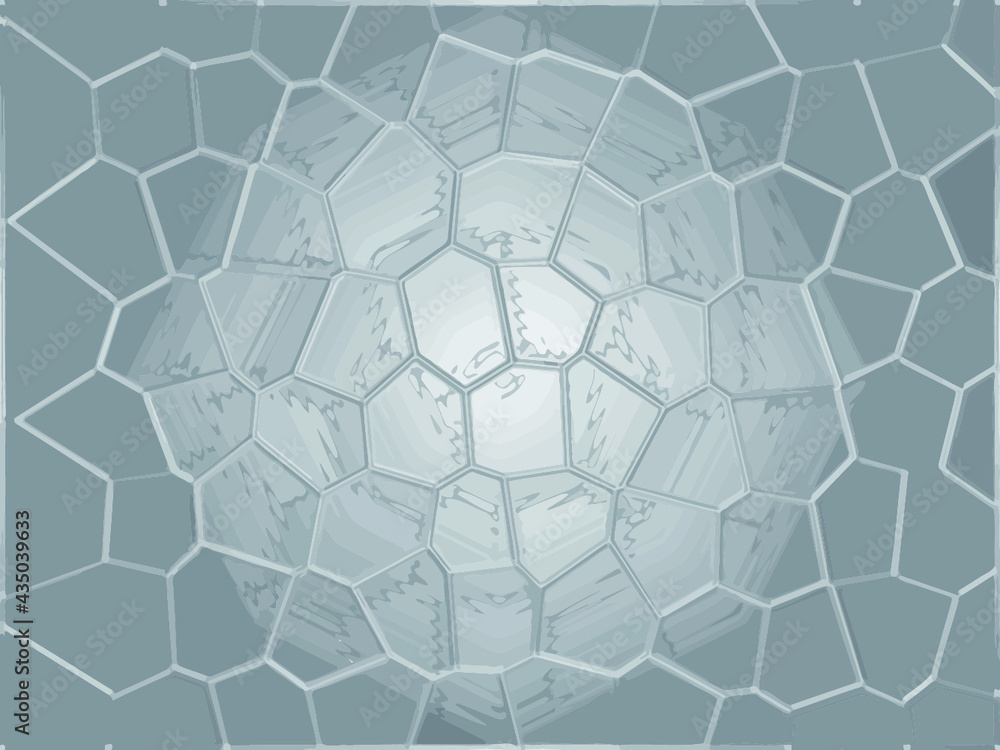 Poster background with hexagons. light black and white mosaic cover. abstract template label with squares. 