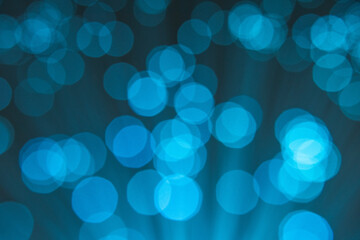 blue lights abstract bokeh background. 