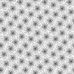 Daisy flower seamless fabric pattern, seamless digital paper