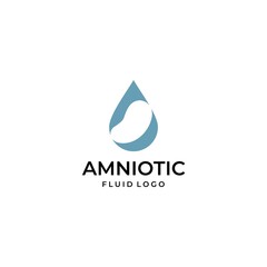 Modern and unique logo about amniotic fluid and uterus.
EPS10, Vector.