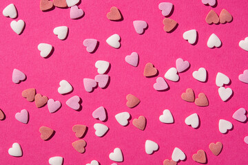 Colored sweet candy heart shape