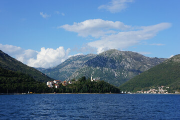 Coastline near the Bay of Kotor, Montenegro