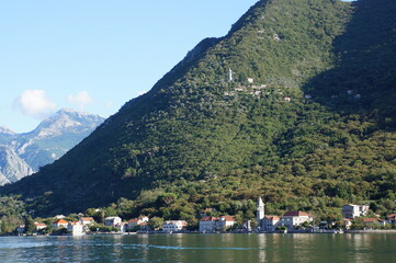 Coastline near the Bay of Kotor, Montenegro