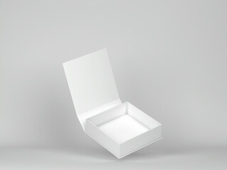 Blank box packaging mockup