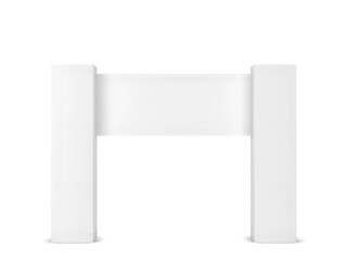 Blank event arch mockup